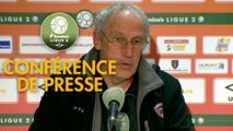 Conférence de presse RC Lens - Clermont Foot (0-1) : Eric SIKORA (RCL) - Pascal GASTIEN (CF63) - 2017/2018