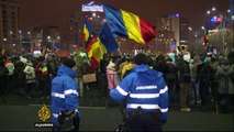 Romanians defy freezing cold as protests continue