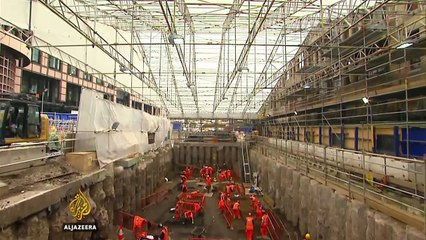 London: Crossrail tunnel digging uncovers layers of history