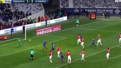 Toulouse - Monaco but Andy Delort (2-3)