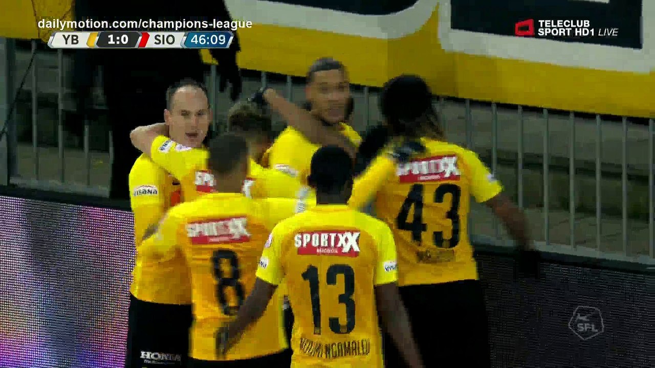 Guillaume Hoarau Goal HD - Young Boys 1 - 0 FC Sion  - 24.02.2018