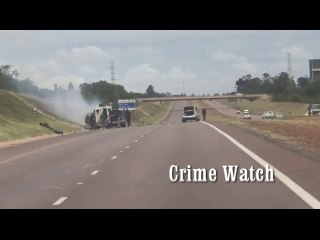 Watch Bombing of CIT Vehicle on N4 near Akasia plus video of scene after bombing