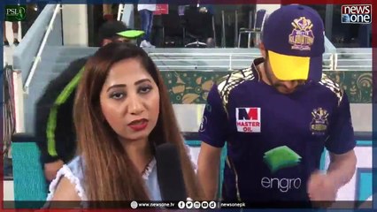 Mohammad Nawaz talking exclusive with Newsone After his team Wins against LahoreQalandars