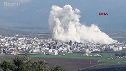 Roket atıldı, TSK Raco Dağı’nı bombardımana tuttu