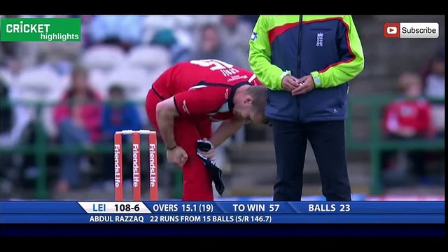 Abdul Razzaq Brilliant 62 Runs Off 30 Balls - 5 SIXES - 3 FOURS - Natwest T20 Blast