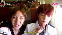 [Sub Español] AHL - Cut Unreleased 1.1 Excited Bangtan Boys who are inside the airplane that_s headed towards America