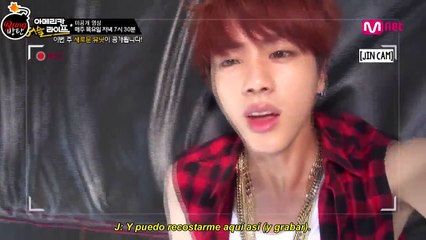 [Sub Español] AHL - Cut Unreleased 7.5 Release of Jin’s Self-Cam!!
