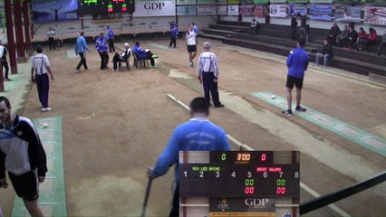 Premier tour, tir progressif, Club Elite Masculin, demi-finale aller, Aix-les-Bains contre Saint-Vulbas,, saison 2017-2018