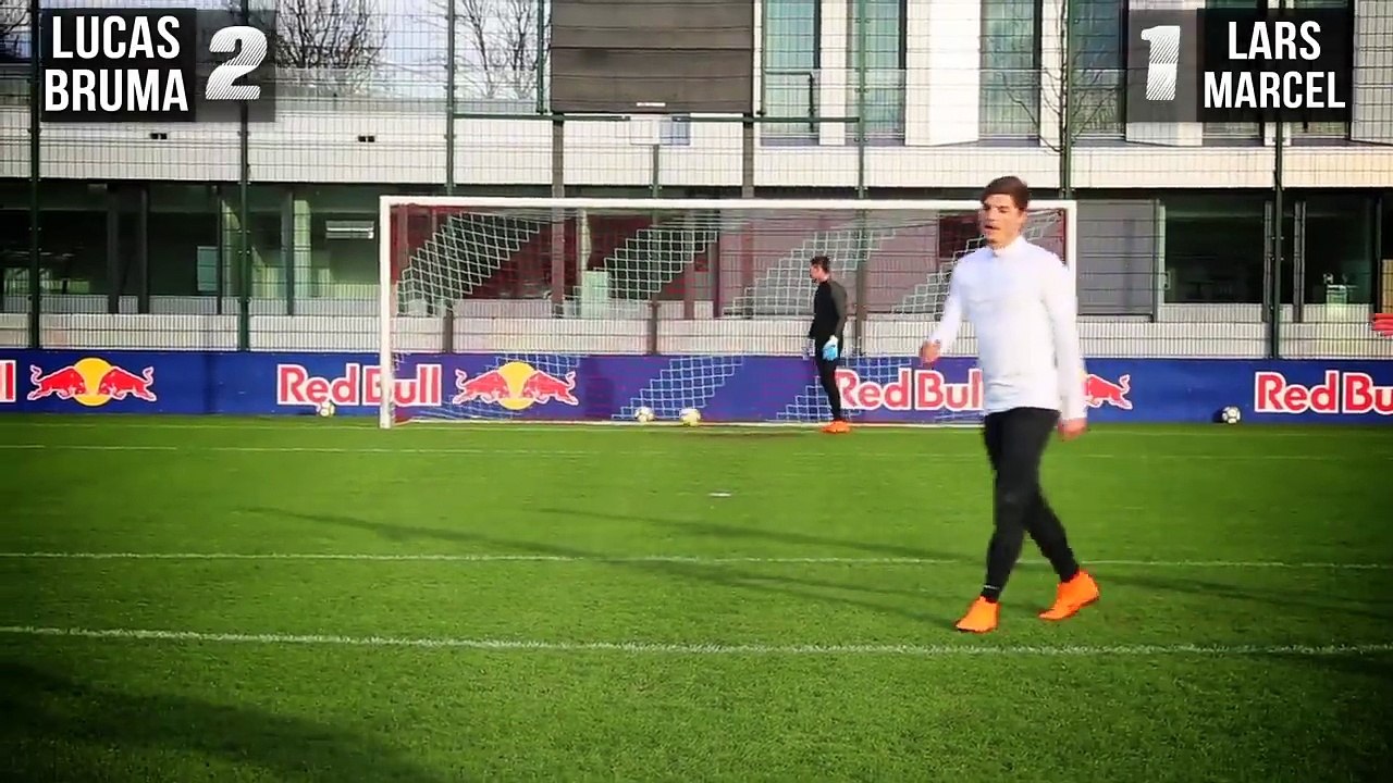 FUßBALL CHALLENGE VS MARCEL SABITZER & BRUMA VON RB LEIPZIG!