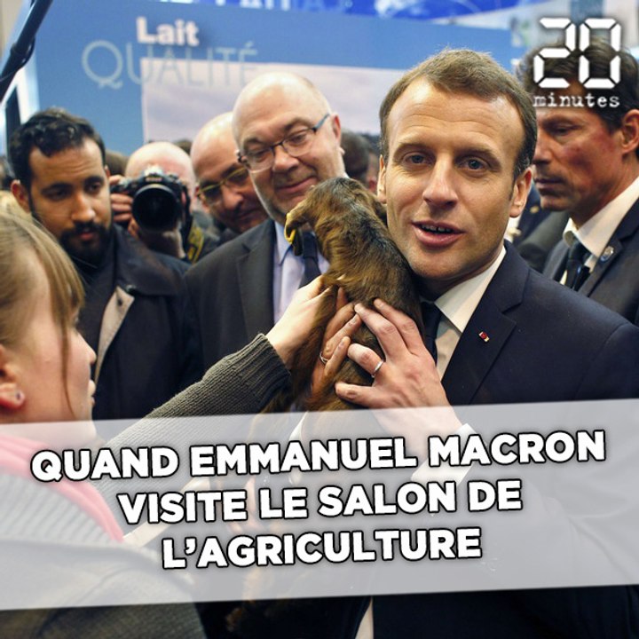 Emmanuel Macron a visité le Salon de l'agriculture