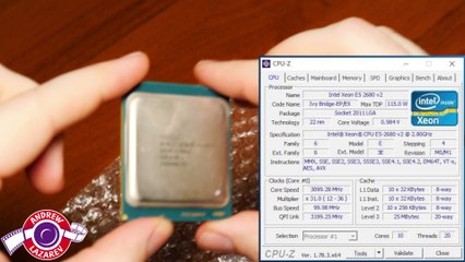 Xeon E5-2680 V2. Распаковка. Процессор для FCPX и XMR.