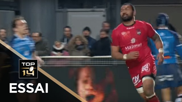 TOP 14 - Essai Taiasina TUIFUA (LOU) - Castres - Lyon - J18 - Saison 2017/2018
