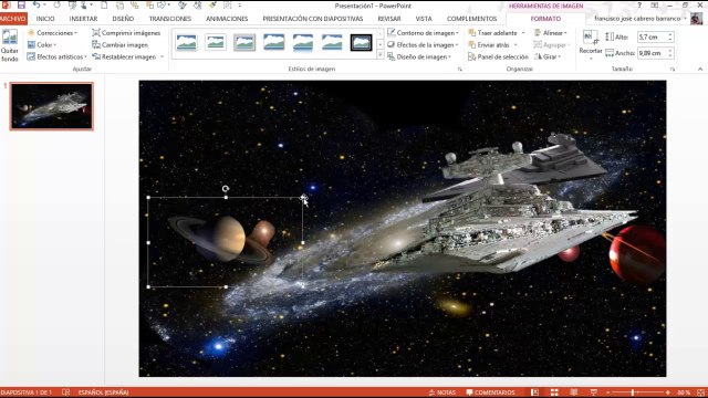 POWERPOINT MONTAJES FOTOGRAFICOS CON TRASPARENCIAS