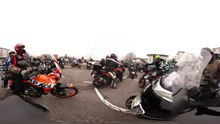 CUR74 - Manif 24/02/18 - Départ La Roche-sur-Foron - vidéo 360°