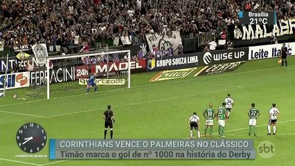 Corinthians bate o Palmeiras e quebra invencibilidade do rival