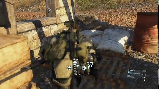 Metal Gear Solid 5 Phantom Pain - Footprints of Phantoms All Tasks (Mission 15)