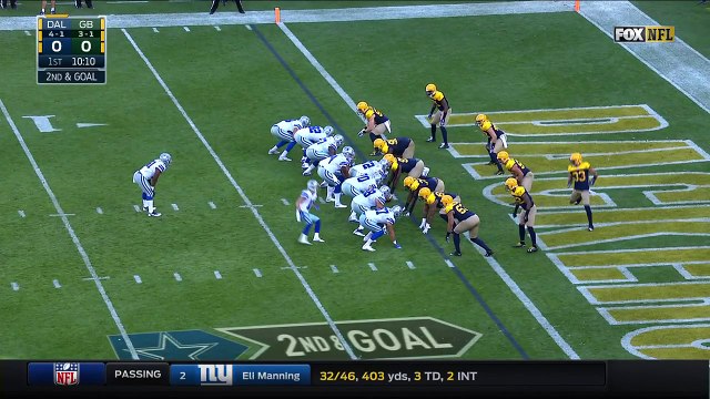 2016 - Cole Beasley stretches out to reach the end zone on 1-yard touchdown