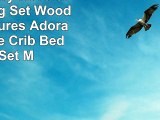 Crib Nursery Reversible Bedding Set Woodland Creatures  Adorable 3 Piece Crib Bedding Set