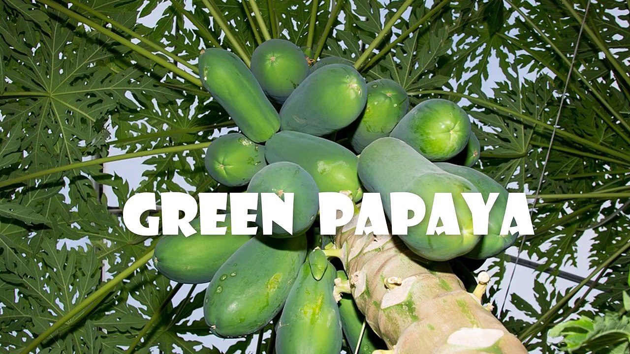 SOM TUM - Thai Salad with Green Papaya - Best Papaya Salad - Thai Food - SHRIMP PASTE Salad