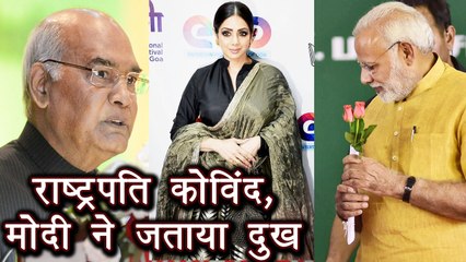 Video herunterladen: Sridevi: PM Modi और President Ram Nath Kovind ने Tweet कर जताया दुख | वनइंडिया हिन्दी