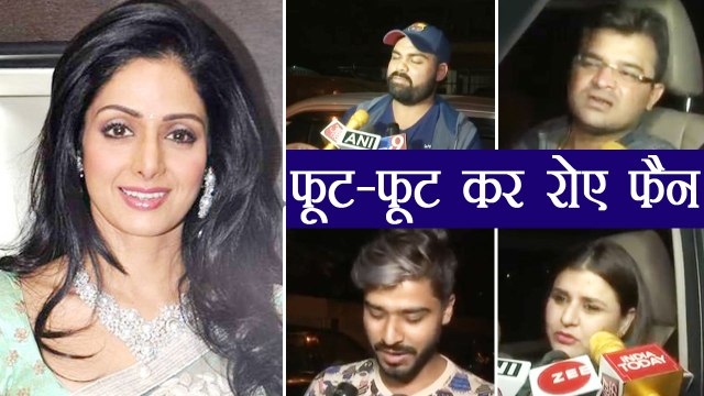 Sridevi: श्रीदेवी के निधन पर फूट- फूट कर रोए Fans | वनइंडिया हिन्दी