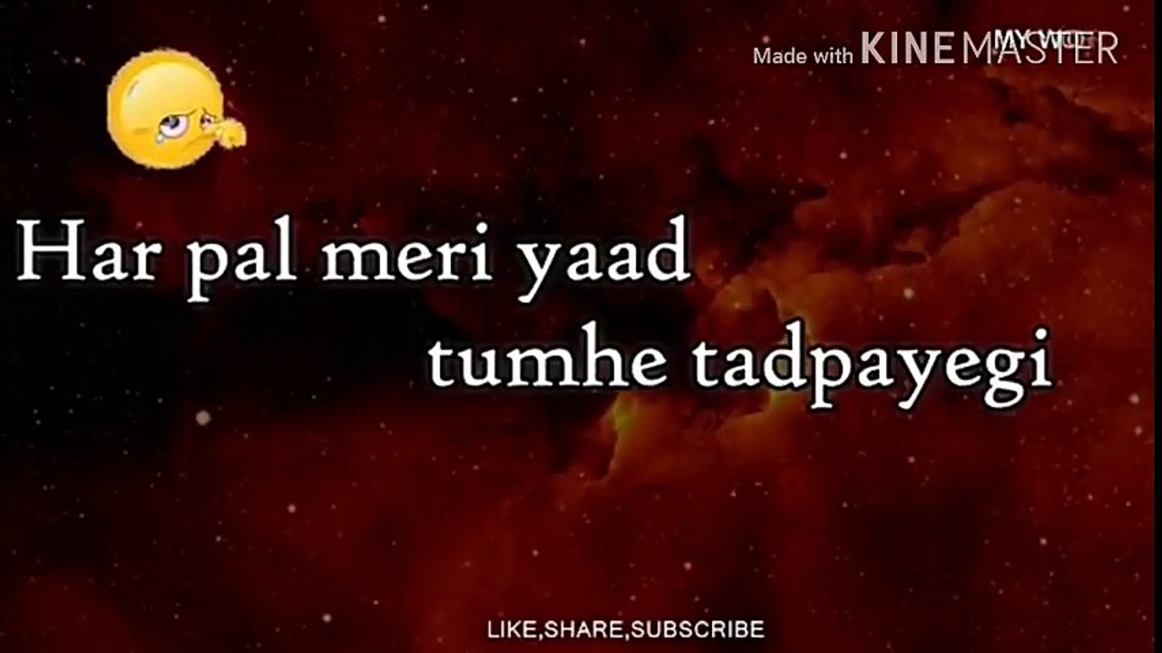 New sad status  Har pal meri yaadRaja Hindustani whatsapp status
