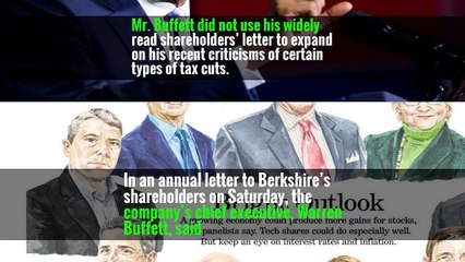 Buffett’s Annual Letter: Berkshire Records $29 Billion Gain From Tax Law