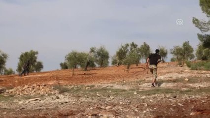 Afrin'de Ele Geçirilen Terör Kampındaki Çatışmayı Aa Görüntüledi