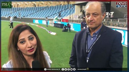 Mr. Nadeem Omar talking exclusive with Newsone after Quetta Gladiators victory