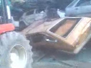 Démolition de la simca 1000