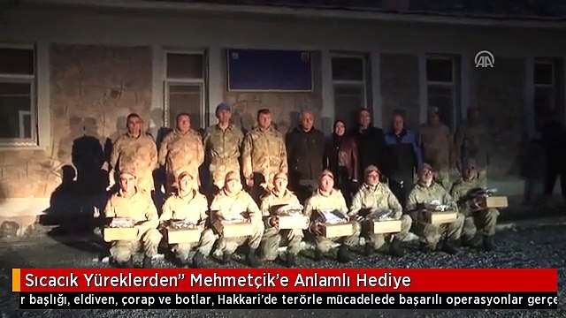 Sıcacık Yüreklerden Mehmetçik'e Anlamlı Hediye