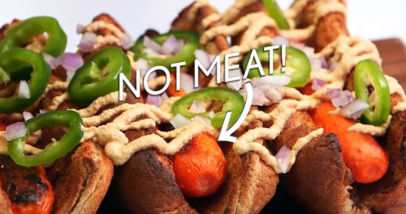 How to Make Smoky Carrot Dogs with Nacho Sauce