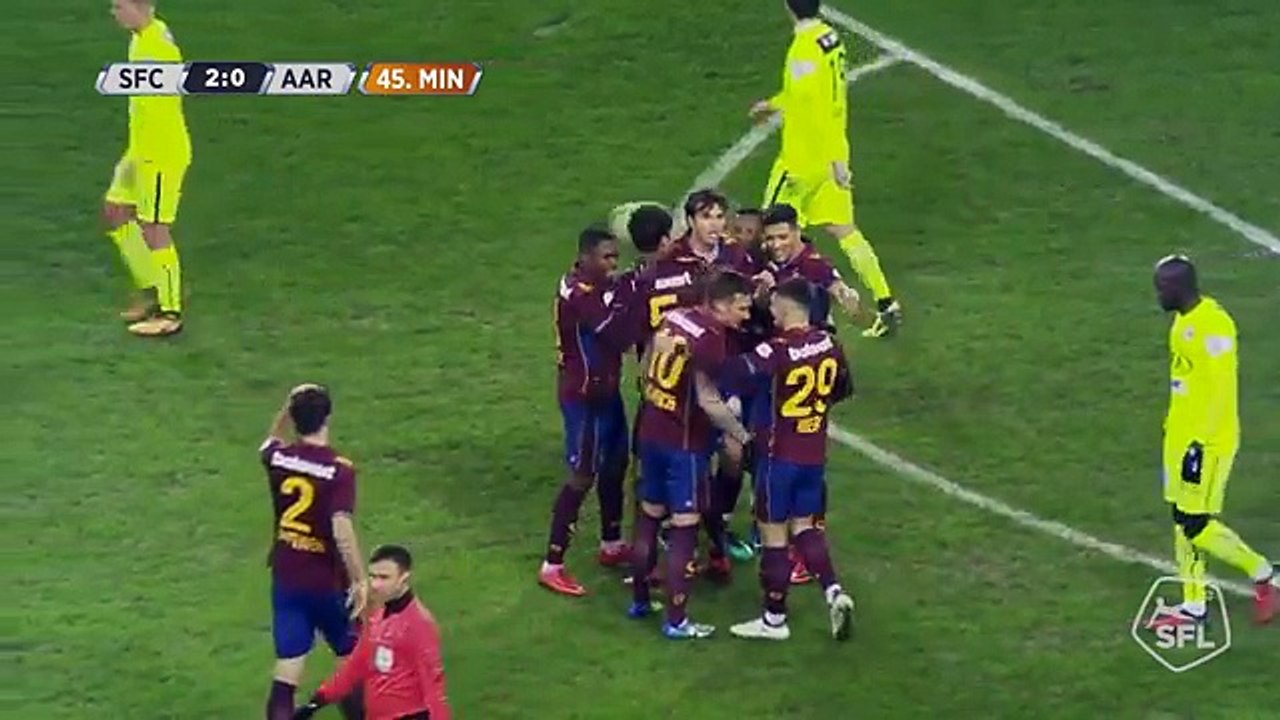 Servette 4:0 Aarau (Schweiz. Challenge League 24 February 2018)