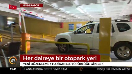 Her bir daireye otopark yeri