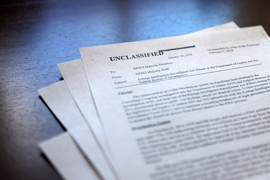 Congress Releases Redacted Democrats' Memo