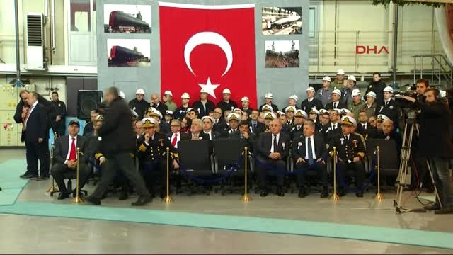 Kocaeli-Başbakan Binali Yıldırım Yeni Tip Denizaltı Projesi 3. Gemi Murat Reis'in İlk Kaynak...