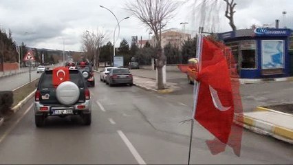 Afrin’deki Mehmetçiklere destek konvoyu