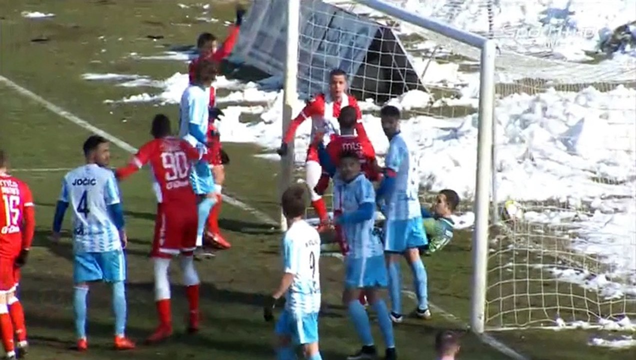 Milan Rodic Goal HD - Sp. Subotica 1-1 FK Crvena zvezda 25.02.2018