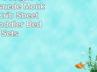 Sweet Jojo Designs Camel Microsuede Monkey Fitted Crib Sheet for BabyToddler Bedding Sets