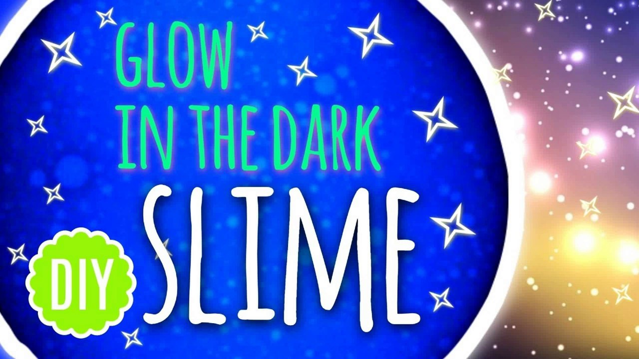 How to make a Glow In the Dark Slime - DIY 2018