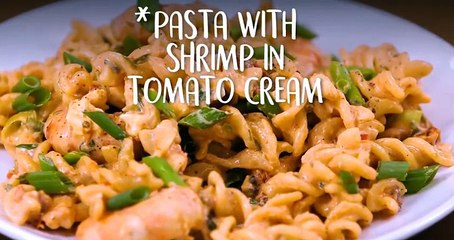 How to Make Pasta with Shrimp in Tomato Cream