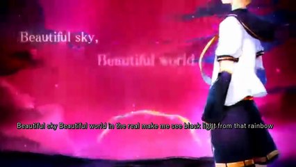 Kagamine Len Distorted Rainbow ENG subs
