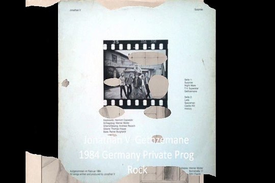 Jonathan V Gethzemane 1984 Germany Private Prog Rock