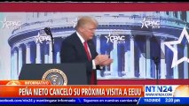 Enrique Peña Nieto pospuso su viaje oficial a EE. UU. luego de enfrentamiento verbal con Donald Trump por el muro fronterizo, según The Washington Post