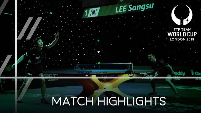 2018 Team World Cup Highlights I Tomokazu Harimoto vs Lee Sangsu (1/2)