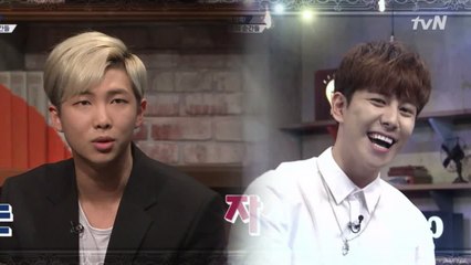 (구)막내 RM의 깜짝편지 X (현)막내 박경의 첫 등장 자작 랩♥