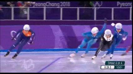 マススタート金メダル！高木菜那の最終コーナーがかっこいい！！