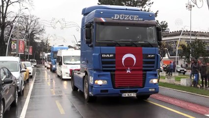 Zeytin Dalı Harekatı'na destek konvoyu - DÜZCE