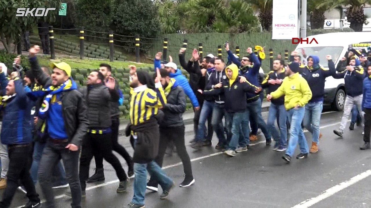Fenerbahçe taraftarı Vodafone Park'ta