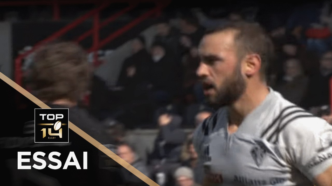 TOP 14 - Essai Samuel MARQUES (CAB) - Toulouse - Brive - J18 - Saison 2017/2018